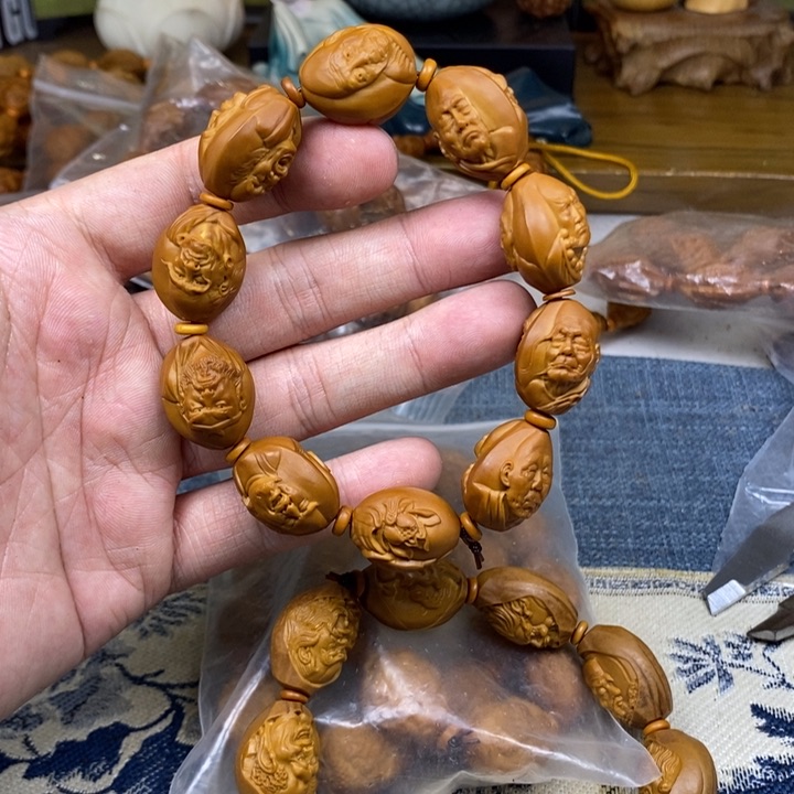 橄榄核手串/手链橄榄核雕工艺手串