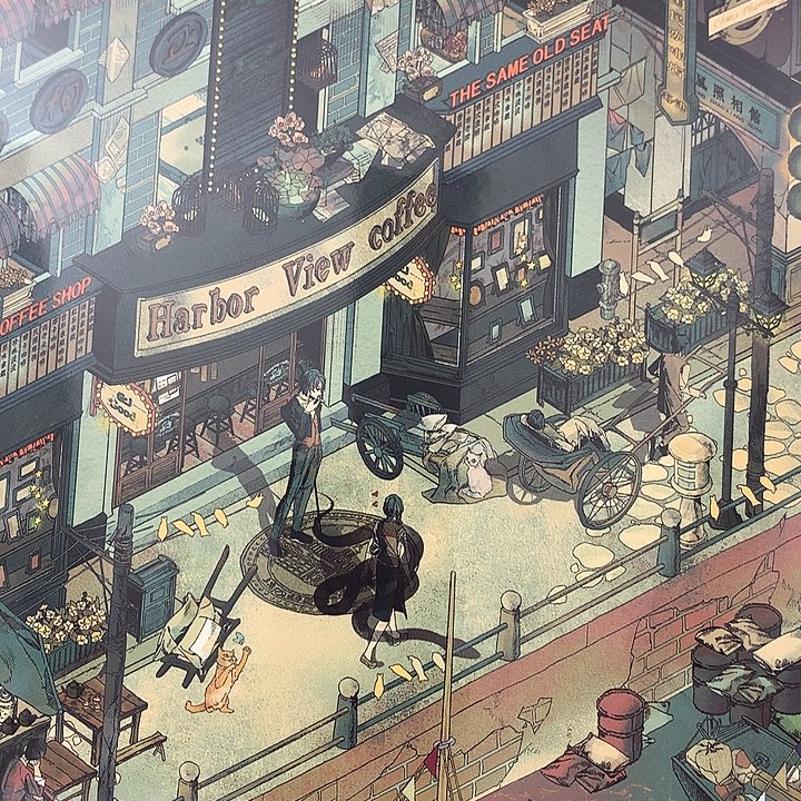 造景贴纸现场选购