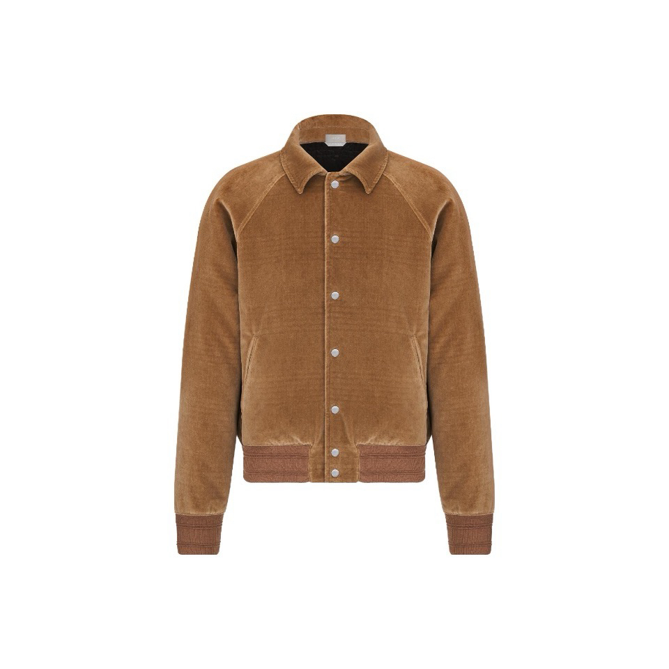 未使用 DIOR/迪奥 纯色翻领/单排扣/长袖夹克外套/50码