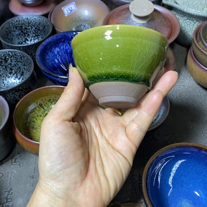 茶盏建阳建盏微瑕束口