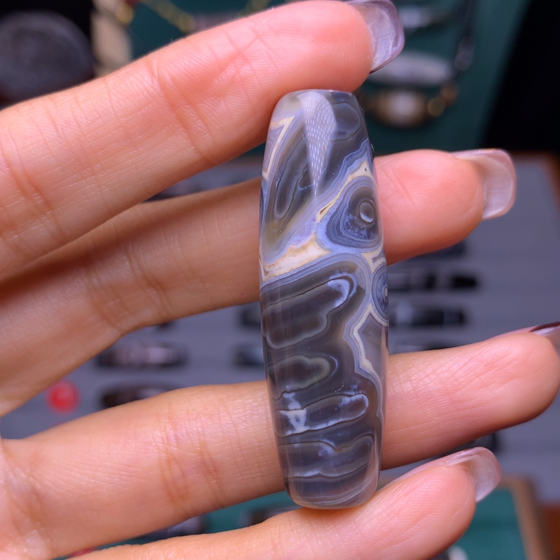 未镶嵌颈饰玛瑙/玉髓裸珠