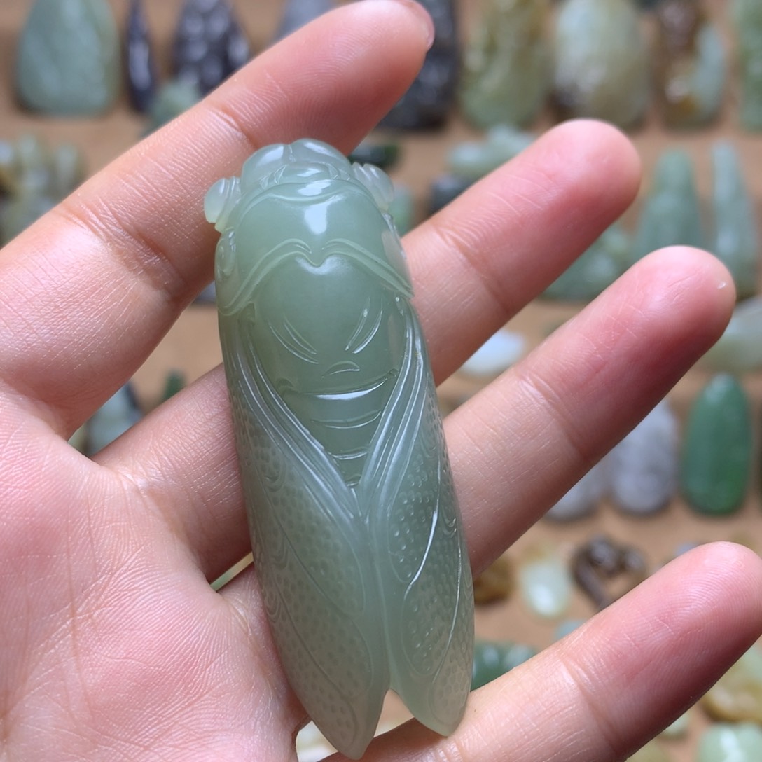 和田玉挂件未镶嵌孤****y