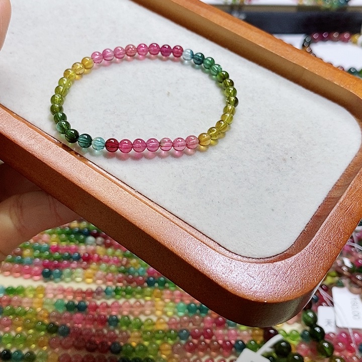 碧玺手链未镶嵌碧玺手链4.7毫米