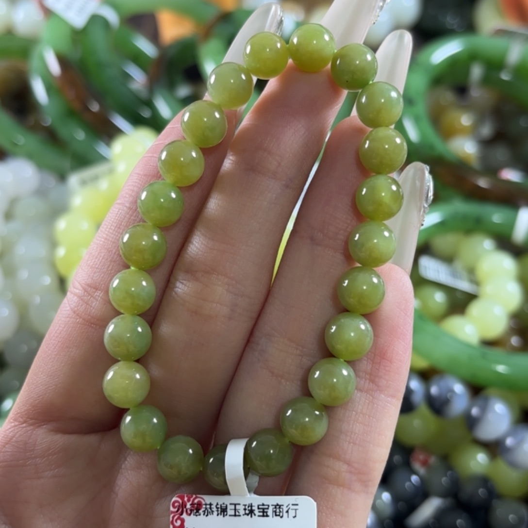 和田玉未镶嵌手链231