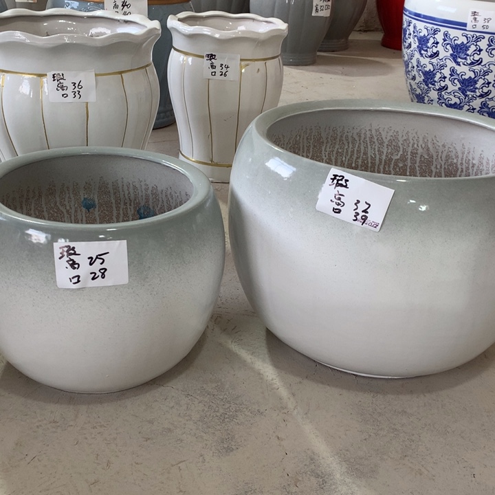 【闪购商品】红陶高温陶瓷花盆默认瑕疵