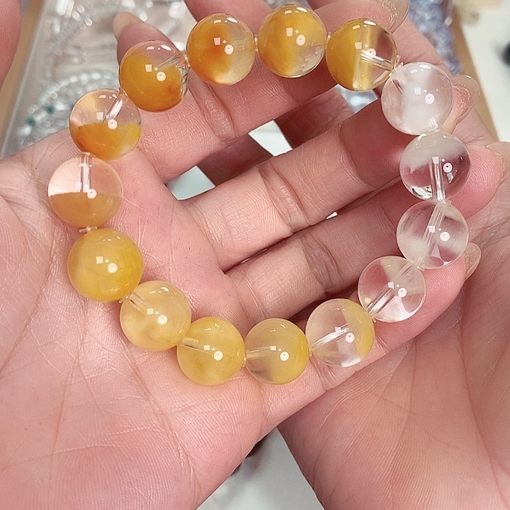 手串未镶嵌水晶豆*?水晶032