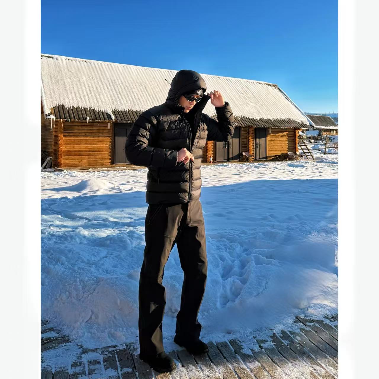 【西博】秋冬神裤户外三防直筒裤加绒拉链口袋立体裁剪版型