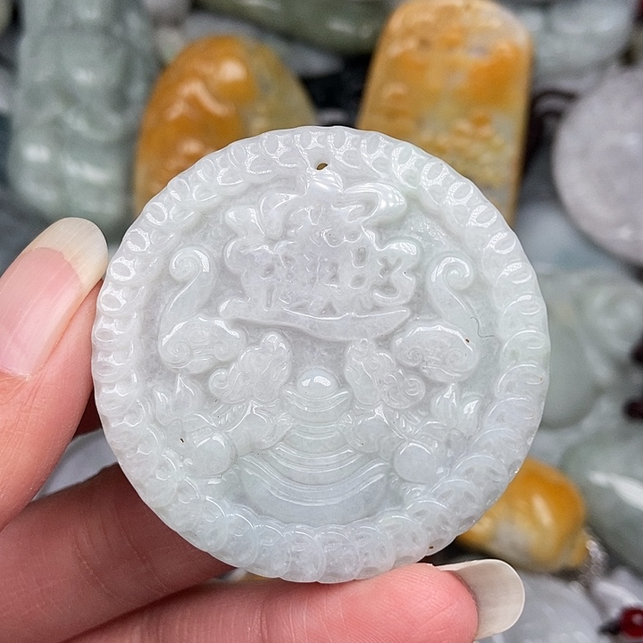 颈饰未镶嵌翡翠翡翠