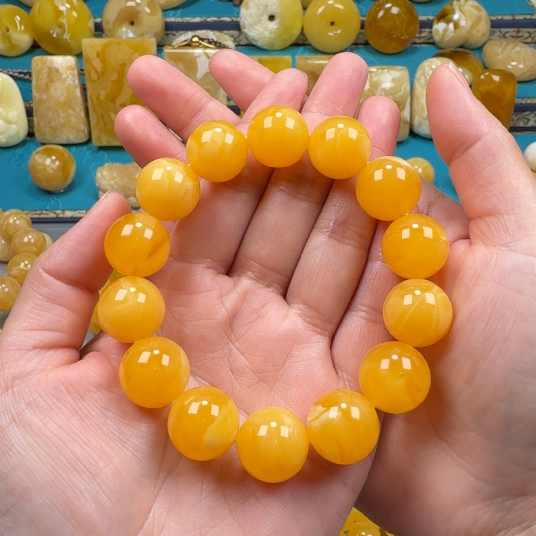 蜜蜡手链未镶嵌蜜蜡