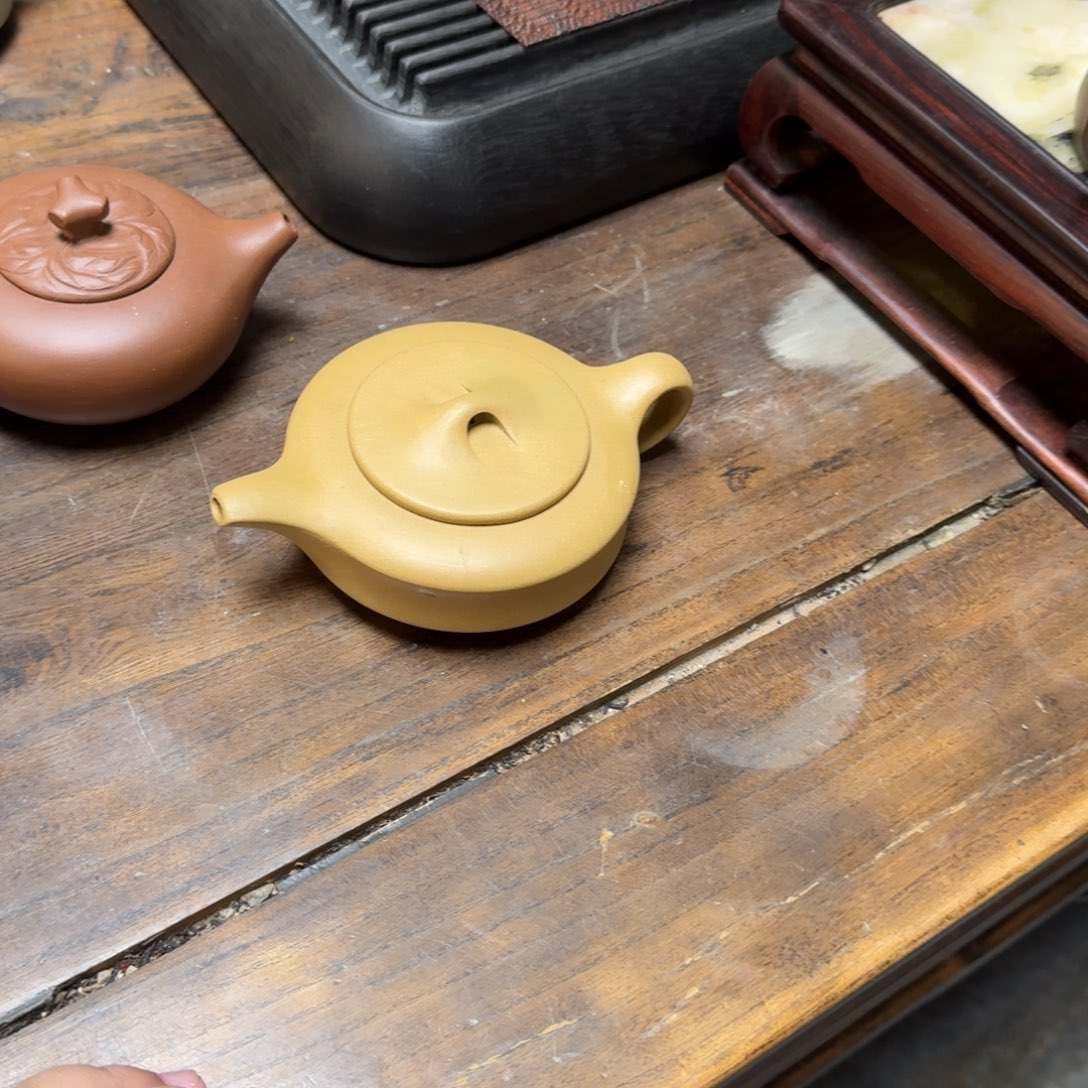 紫砂茶杯千*伟本绿70易新