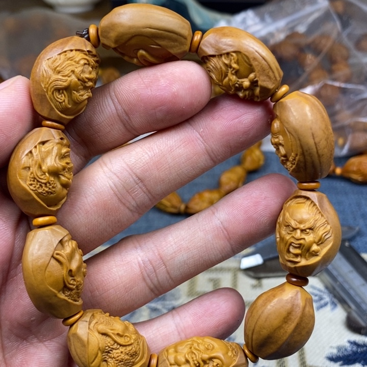 橄榄核手串/手链橄榄核雕工艺手串