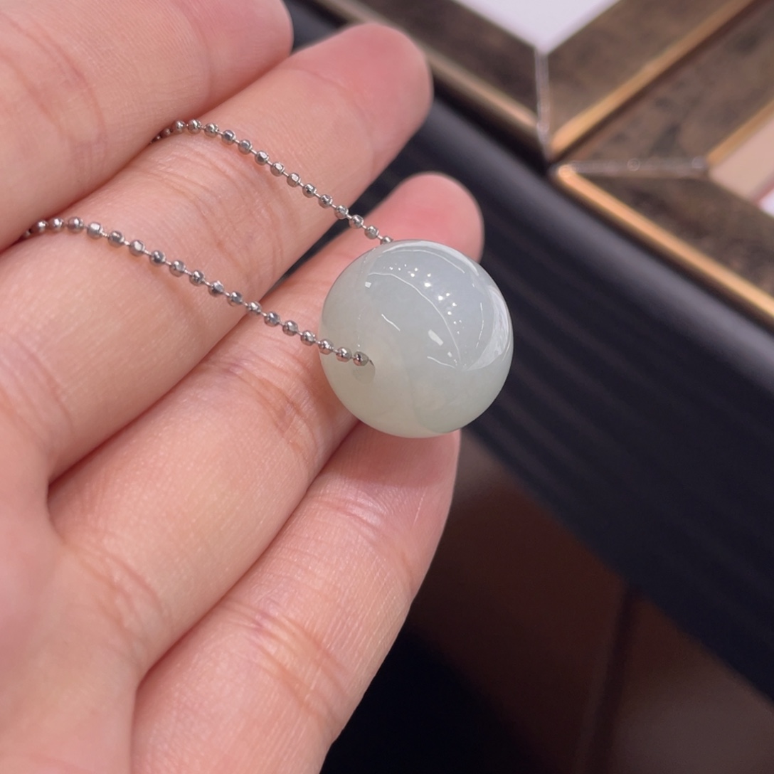 翡翠未镶嵌颈饰天然翡翠平安扣裸石