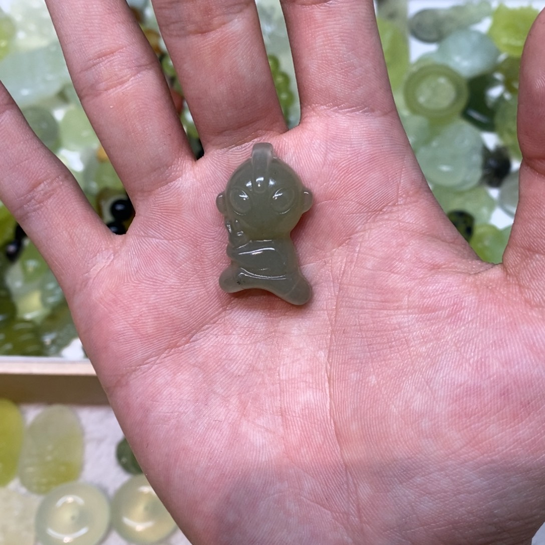 岫玉未镶嵌吊坠(不含链)两单包邮