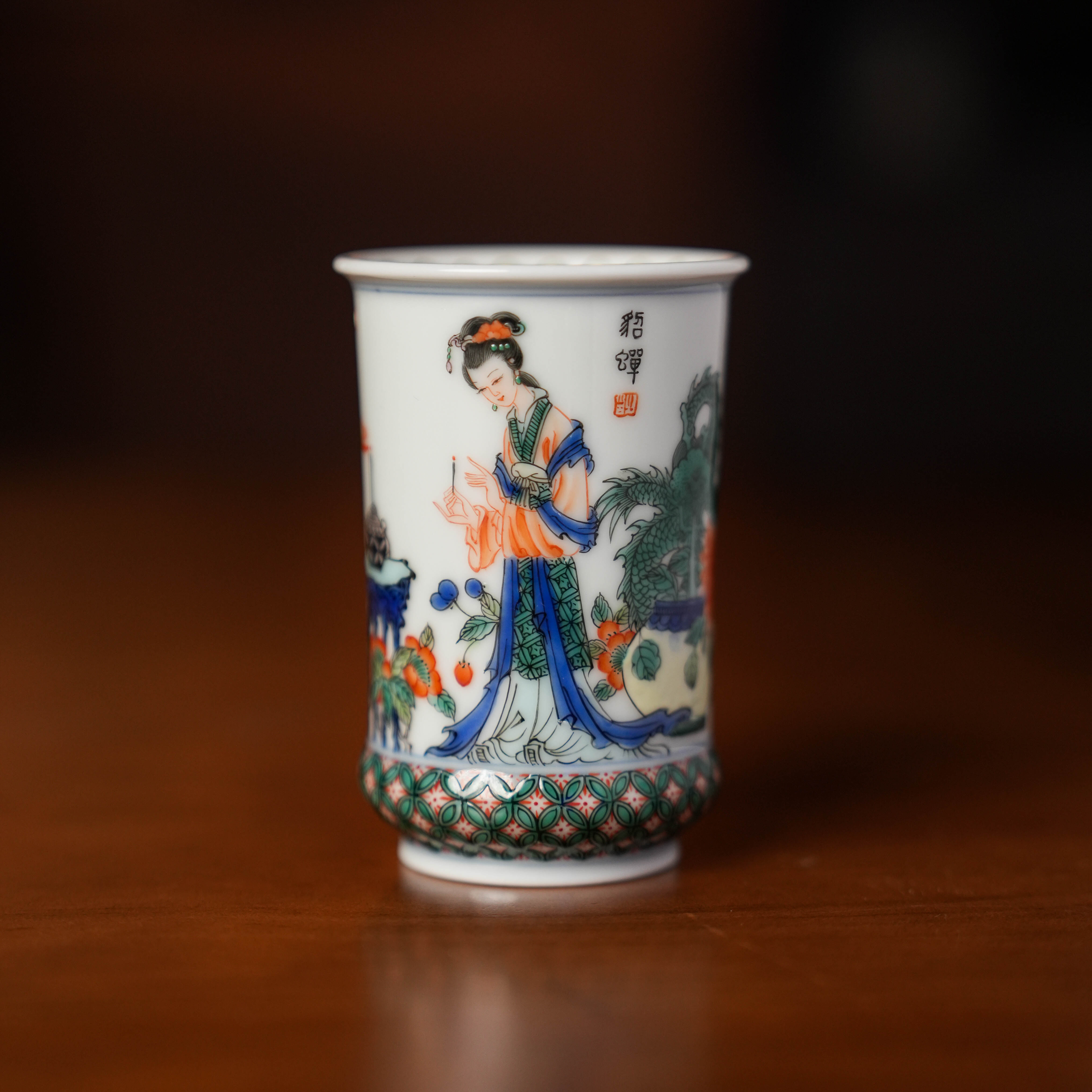 《古阅和风》貂蝉握手杯