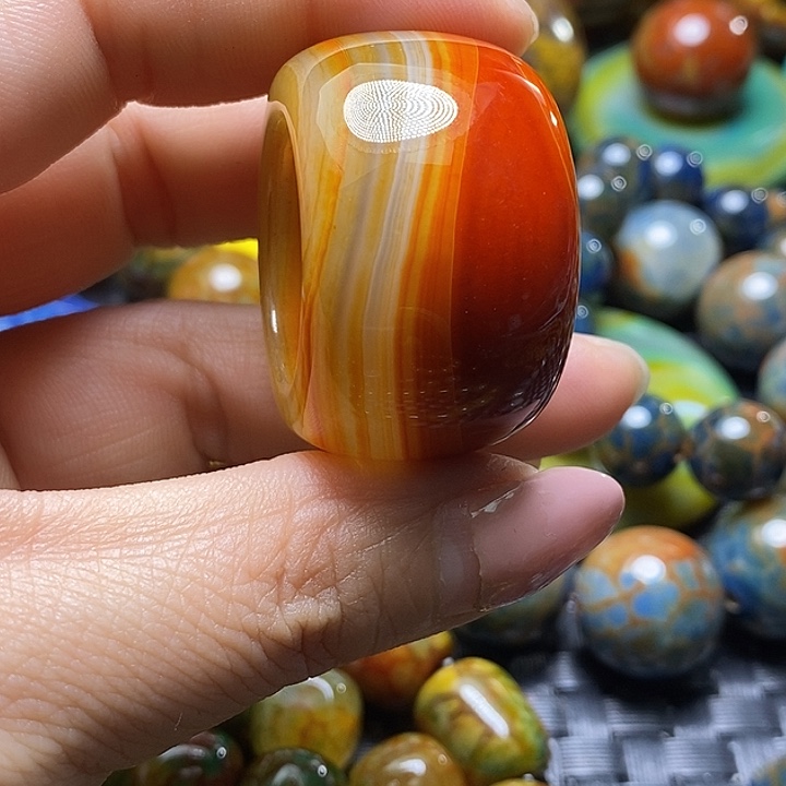 醉***地玛瑙/玉髓未镶嵌颈饰