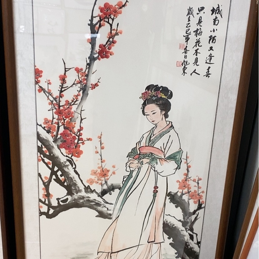 【闪购商品】国画手绘国画带框123.63