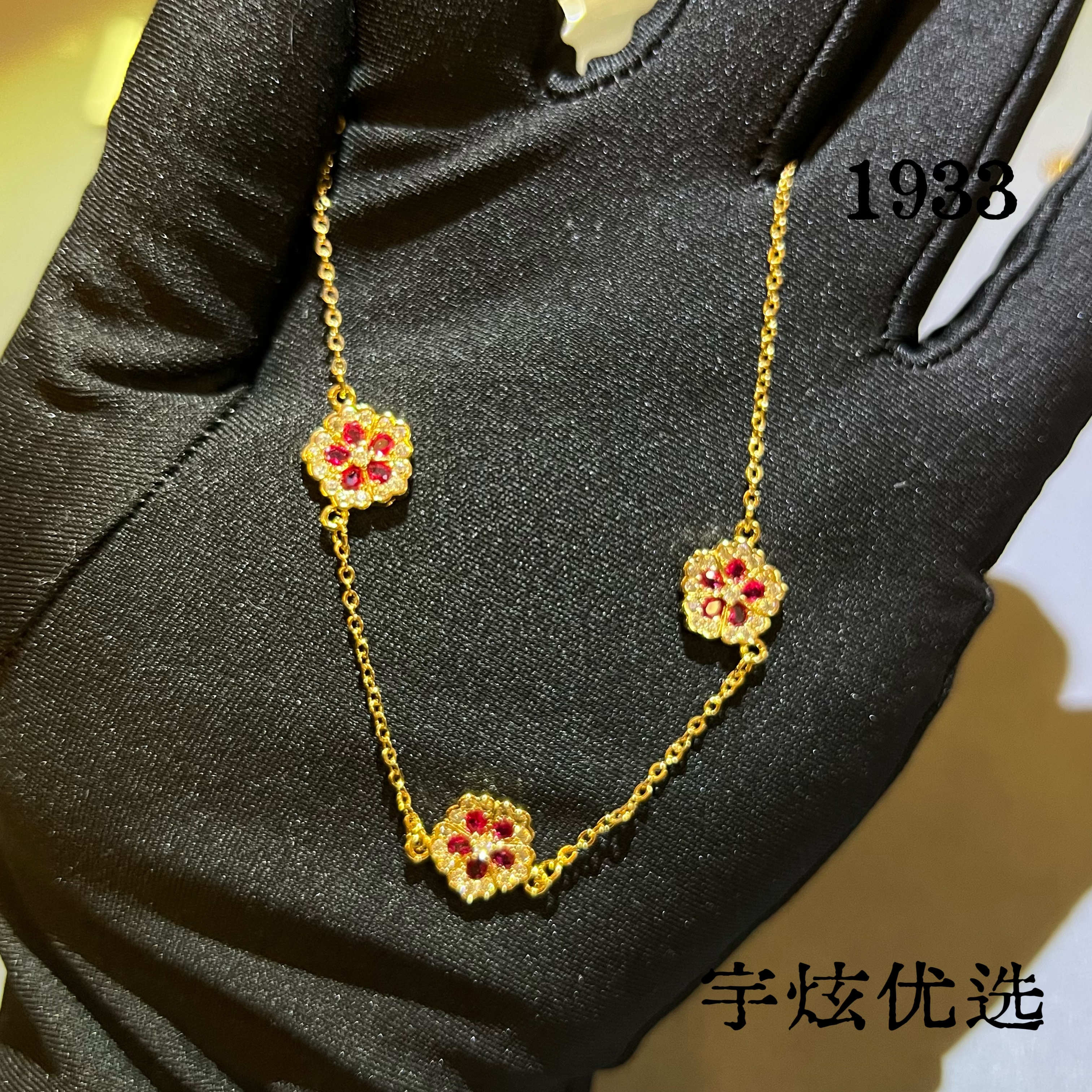 黄铜项链 轻奢锁骨链时尚百搭项链1933
