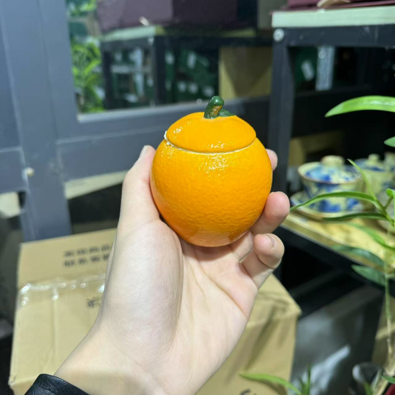 【中国邮政专属链接】橘子茶叶罐2357