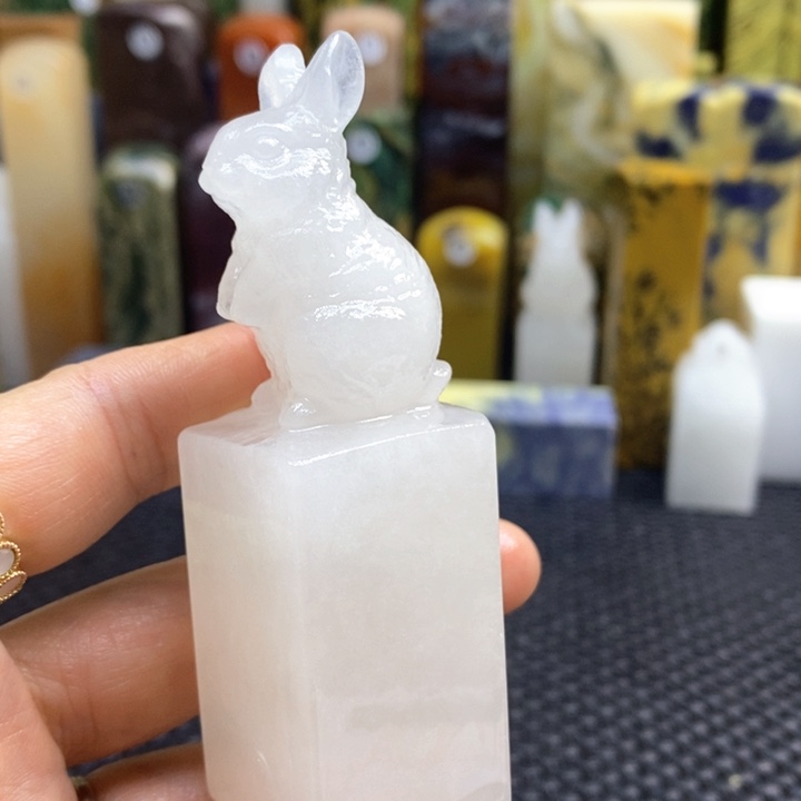 云南石青田石印章石