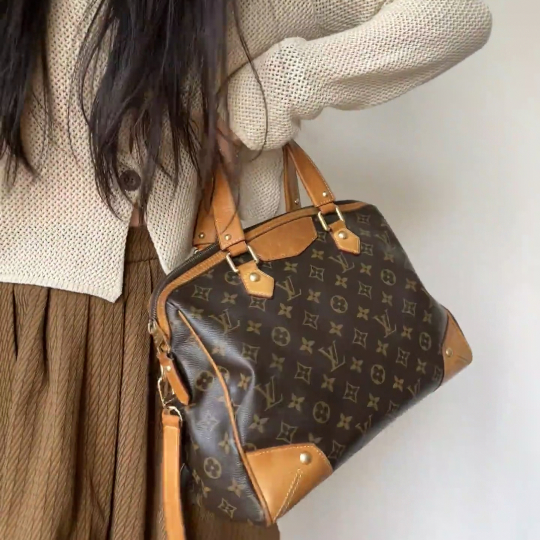 95新 LouisVuitton/路易威登 机场包retiro 单肩手提包 012046