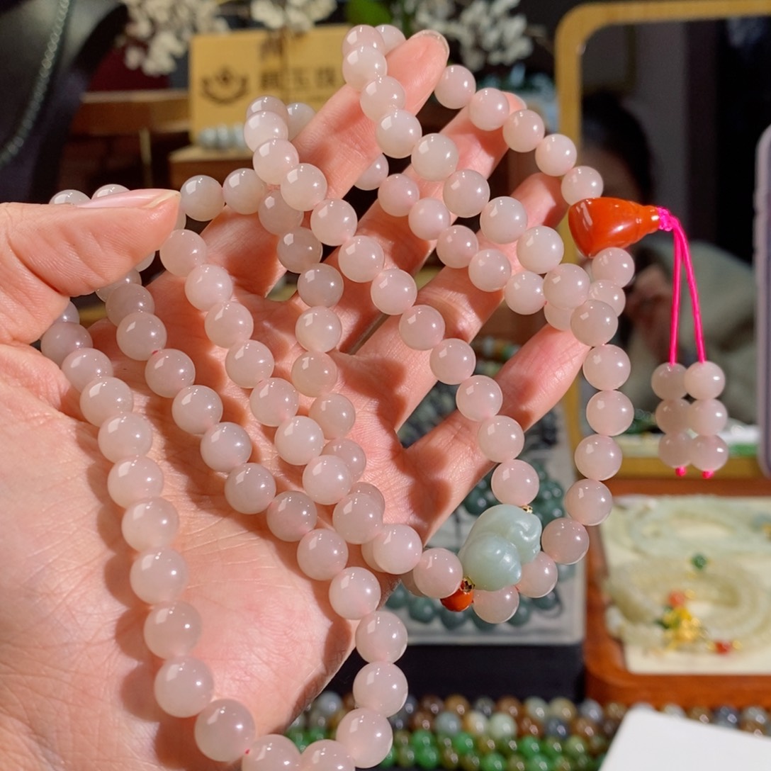 和田玉手串多样性拍一发一未镶嵌