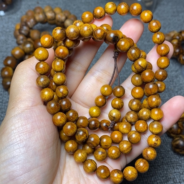 贡木手串印贡0.8圆珠