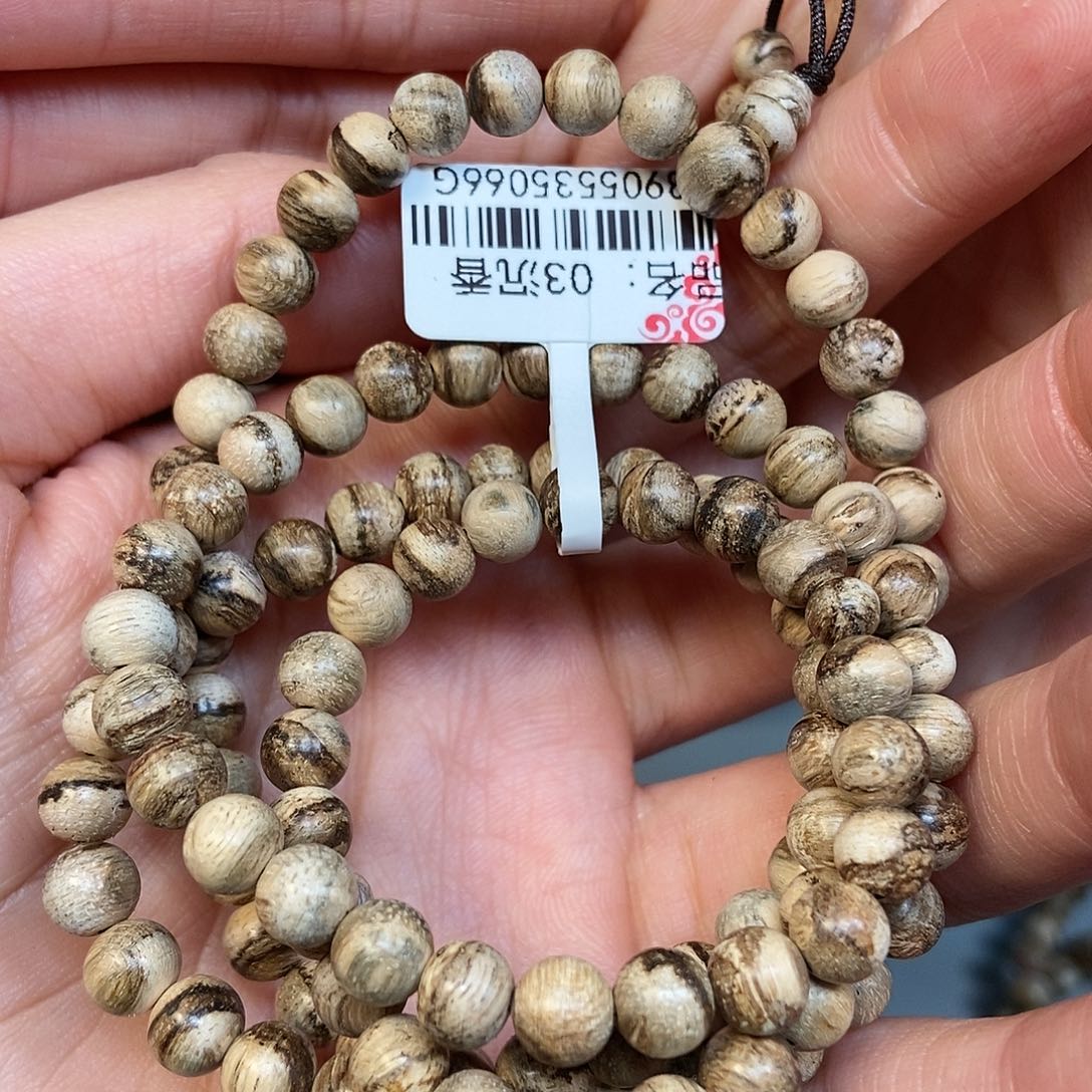 沉香手串天然野达拉干0.6，03