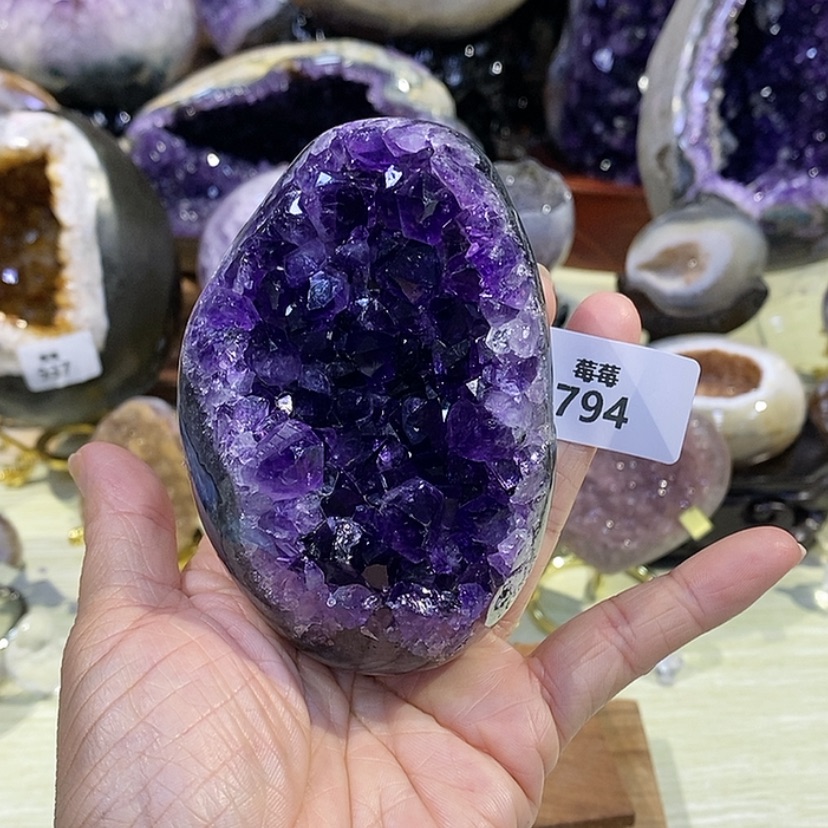【闪购商品】未镶嵌珠宝半成品紫晶