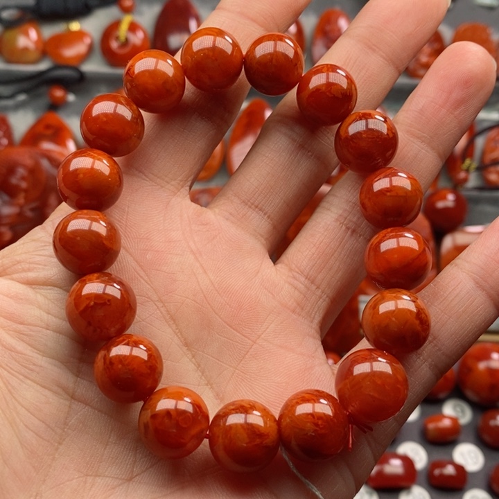 南红玛瑙手串未镶嵌酒****