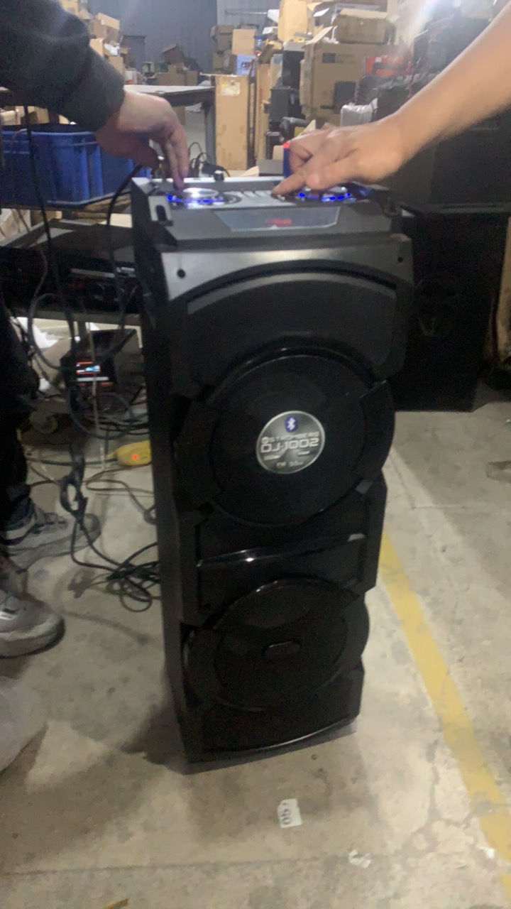 9新  插电款双8寸音响，没有话筒