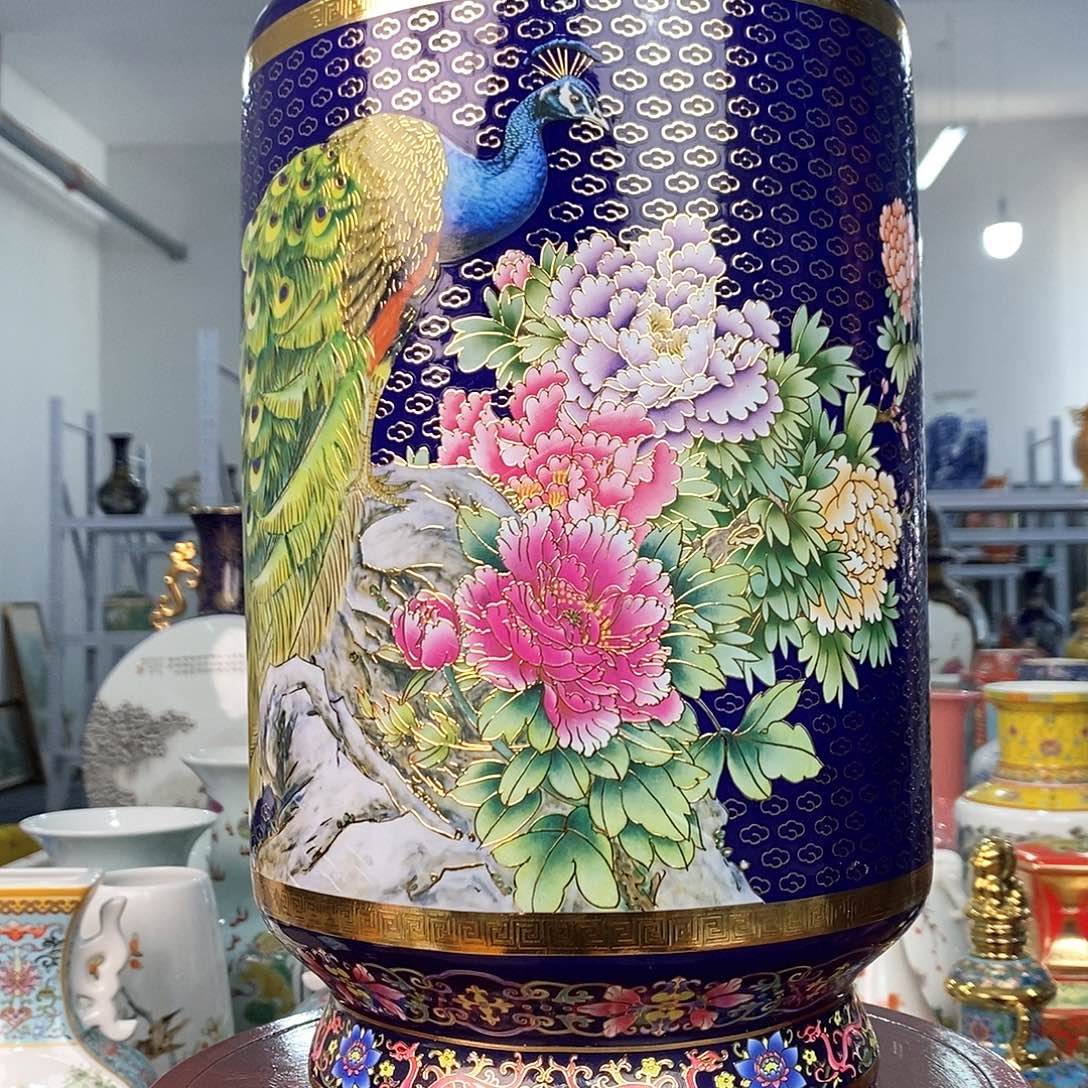 摆件景德镇陶瓷花瓶摆件