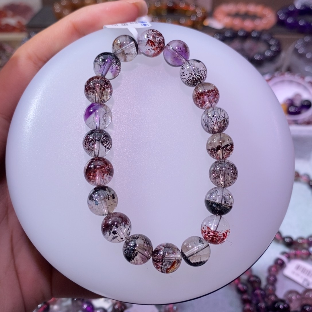 水晶手链未镶嵌用****7超七毒液9+