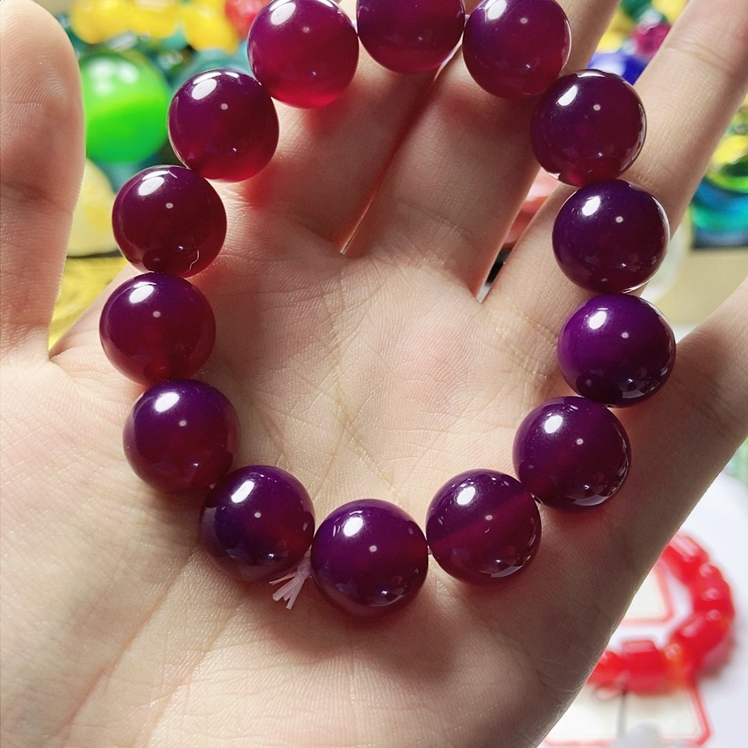 玛瑙/玉髓手链未镶嵌浮****y