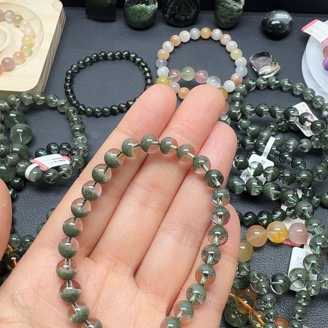 多***活水晶手链未镶嵌水晶