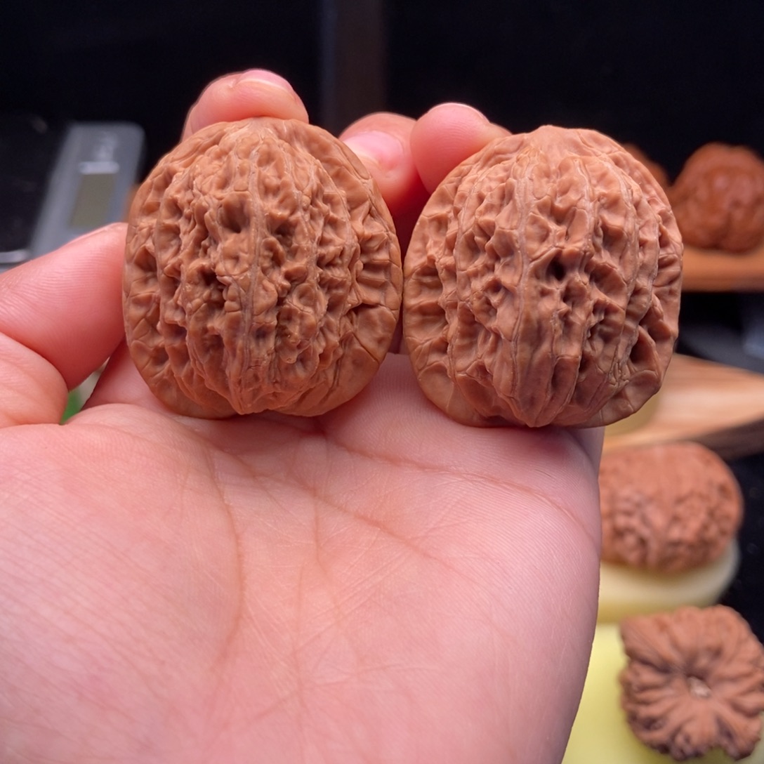 吊坠文玩核桃36+鸭蛋虎头全品