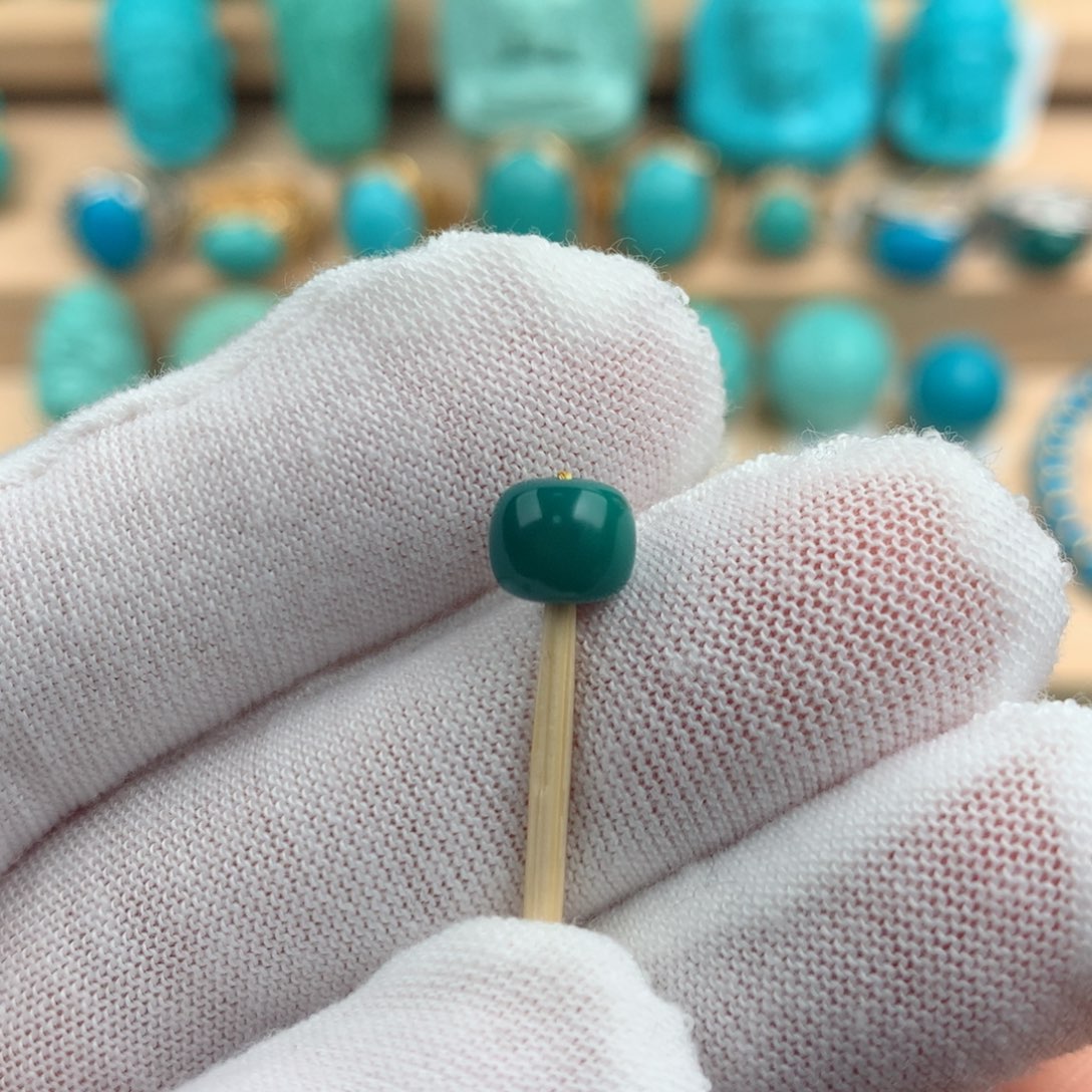 绿松石配饰未镶嵌6.7-5.6mm