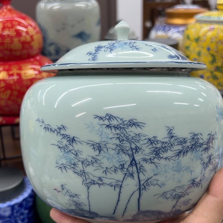 瓷片茶叶罐茶叶罐