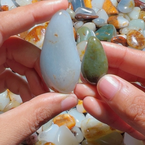 和田玉（糖玉）手链未镶嵌7