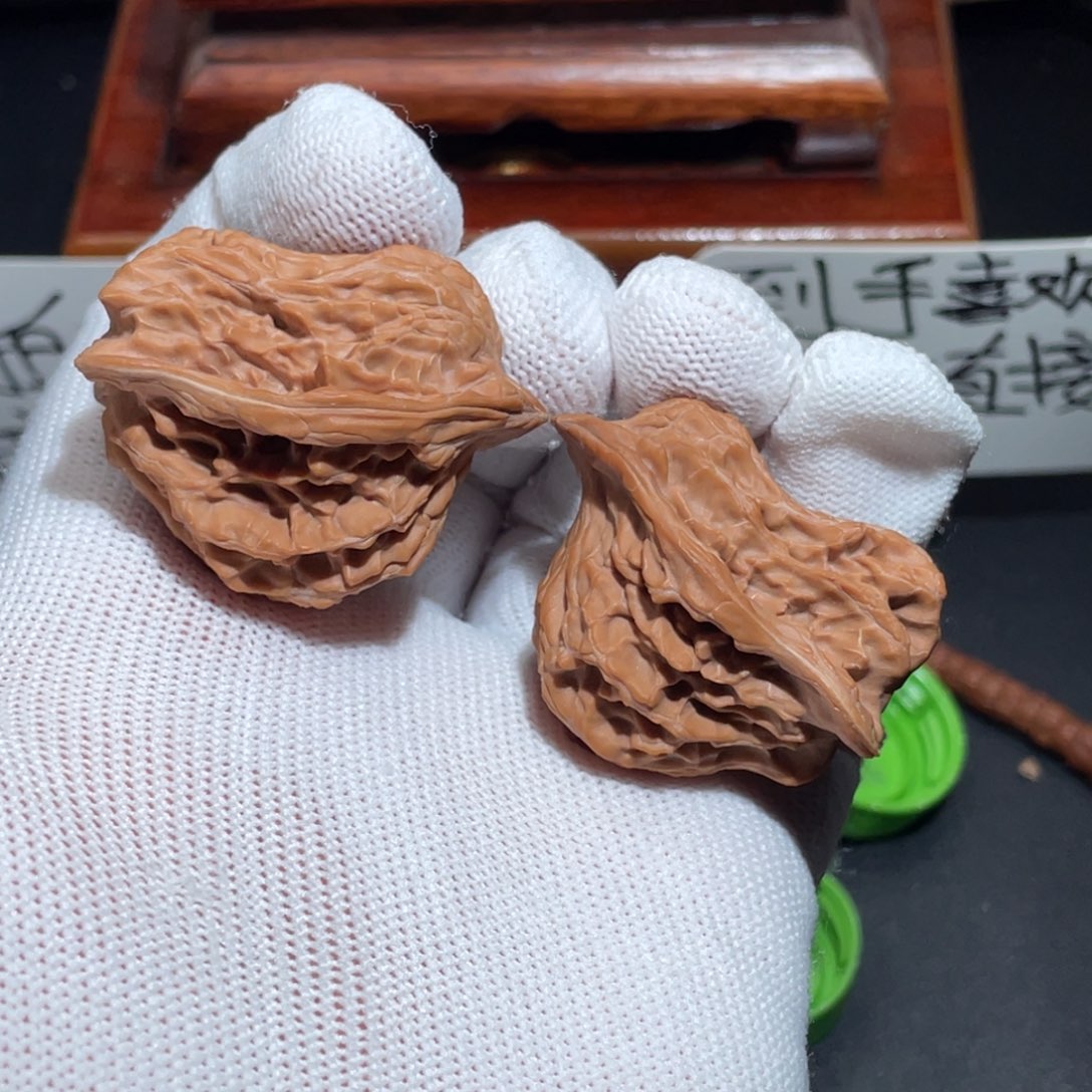 文玩核桃吊坠我****42+全品无修盘山小鸟