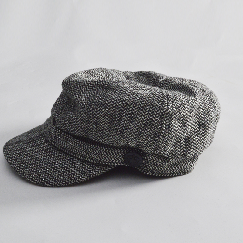 画家帽女贝雷帽ins八角帽春秋春天毛呢蓓蕾帽