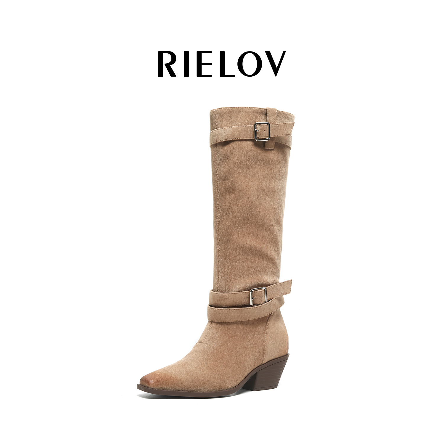 【RIELOV●秀儿●旧金山】增高5.5cm时尚潮流百搭女士时装靴1016