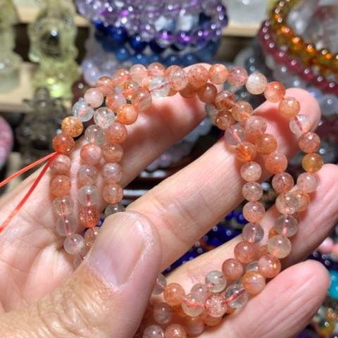水晶手串未镶嵌三圈5mm手串
