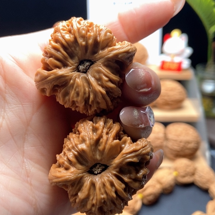 核桃手串/手链@**阳4号拉丝凹底高炮全品原生树