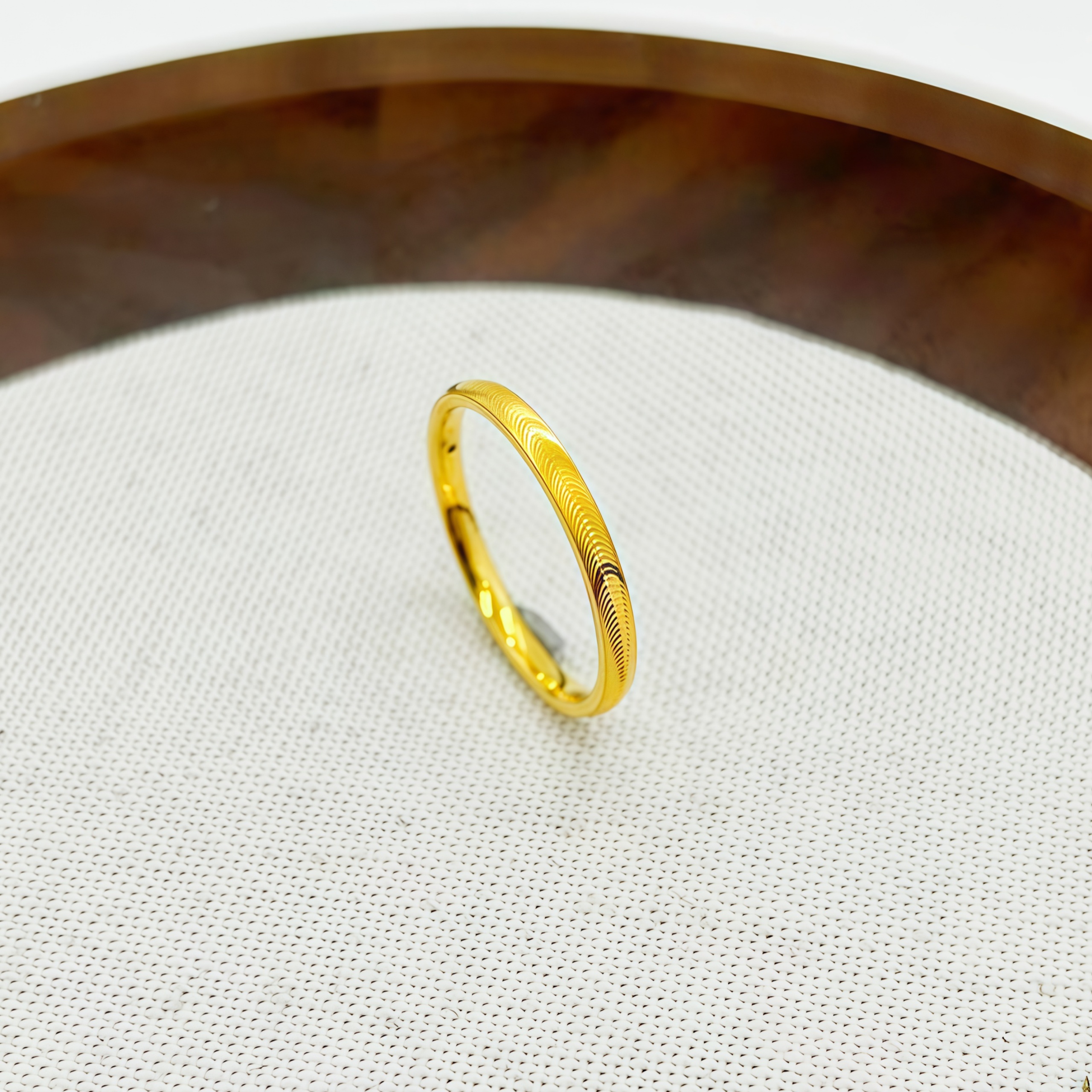 足金999 爆闪猫眼戒指 （自选圈口）