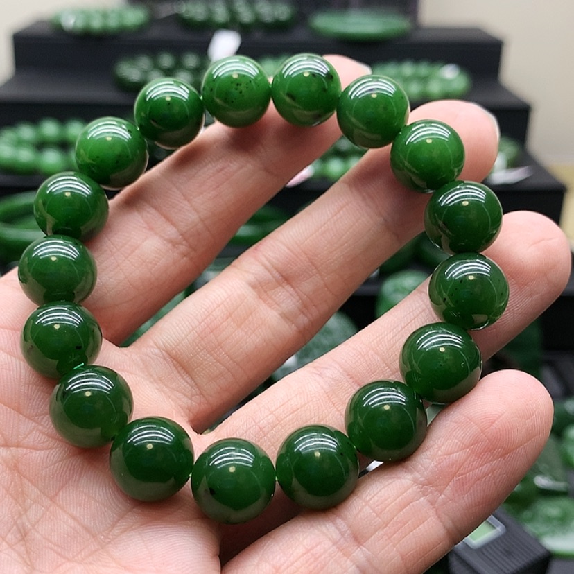 【闪购商品】和田玉（碧玉）手链未镶嵌