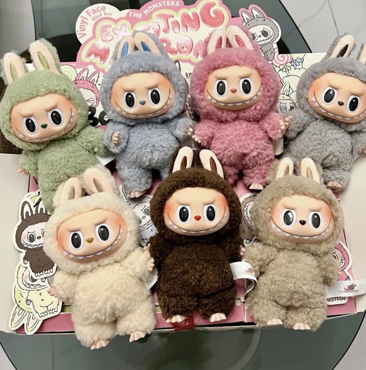 【国版】马卡龙拉布布系列1.0搪胶玩偶