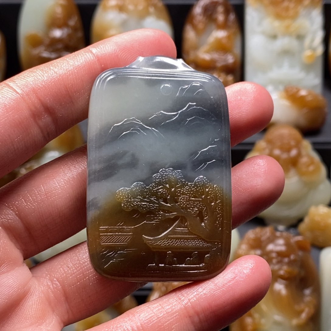 和田玉挂件未镶嵌