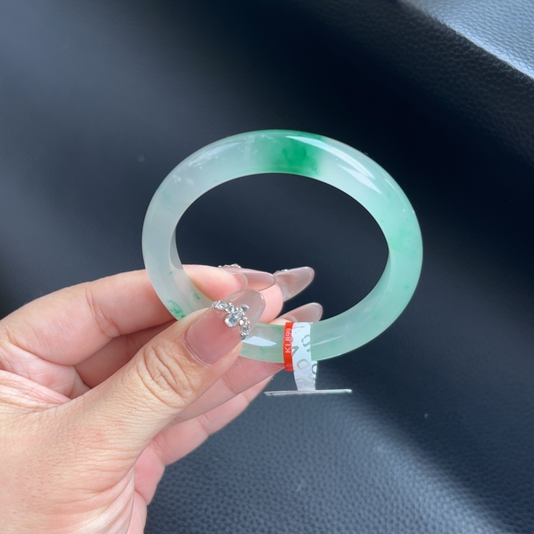 卷***y石英质玉未镶嵌手镯55.4