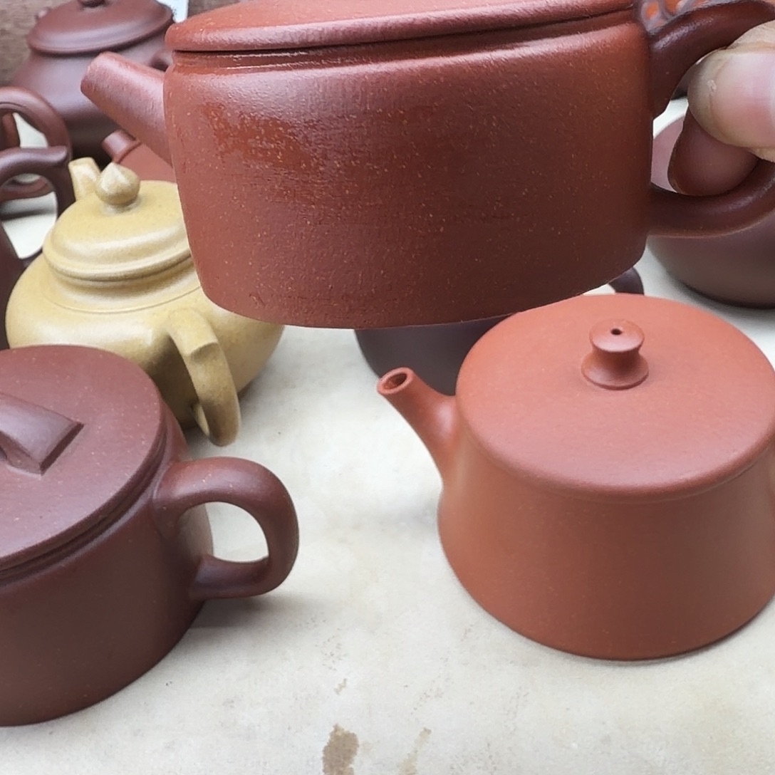 汉瓦壶100cc红降破泥