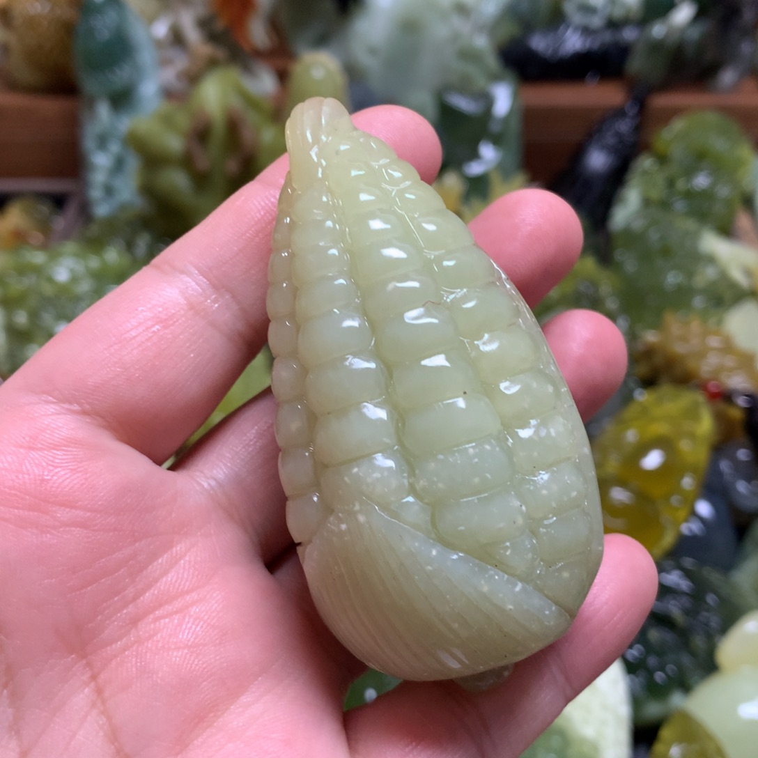 岫玉手把未镶嵌手把